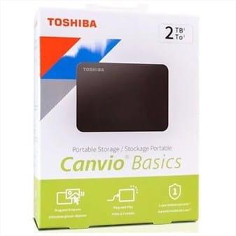 DISCO DURO EXTERNO 2 TB TOSHIBA Canvio Basics USB 3.0