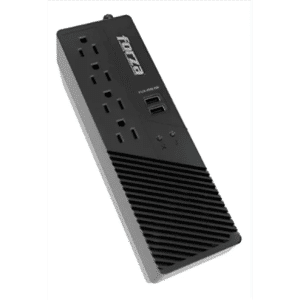 REGULADOR DE VOLTAJE FORZA (FVR-1011) 1000VA/500W- 4 Tomas + 2 USB